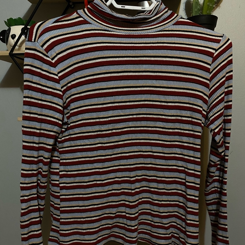 Crop top long sleeve multicoloured
